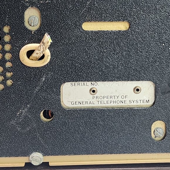 Vintage Deco-Tel Boxed Rotary Phone GTE Executive Desk Telephone - Not Tested - Picture 9 of 12